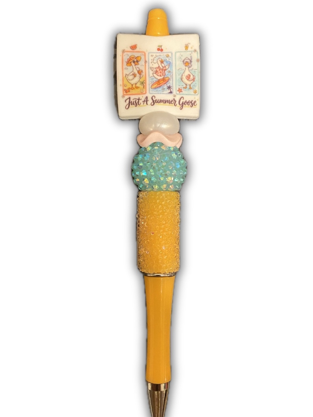 Just A Summer Goose Yellow Decorative Bath & Body Pen
